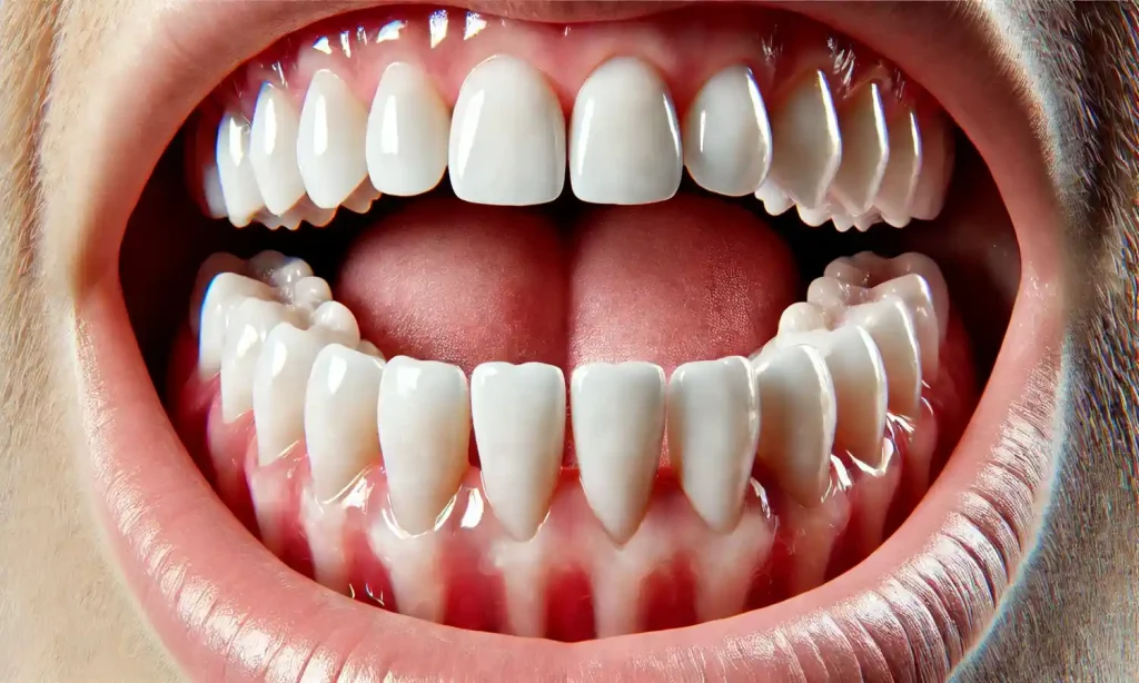 diş etlerinde beyazlama